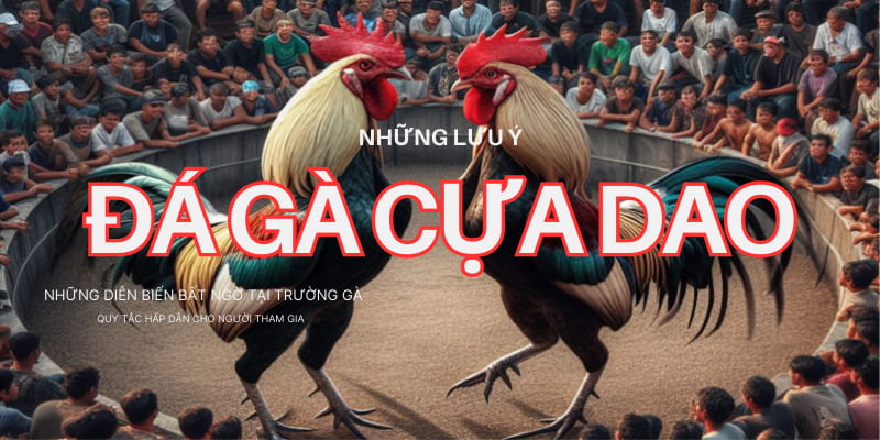 Những khuyến nghị khi chơi chọi kê cựa dao trên nhà cái